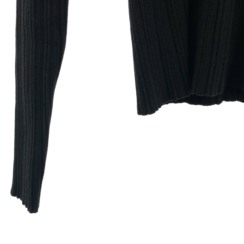 LE CIEL BLEU / 르셸 블루 | Rondom Rib Twist Knit / 랜덤 리브 트위스트 울 니트 | 36 | 블랙 | 여성