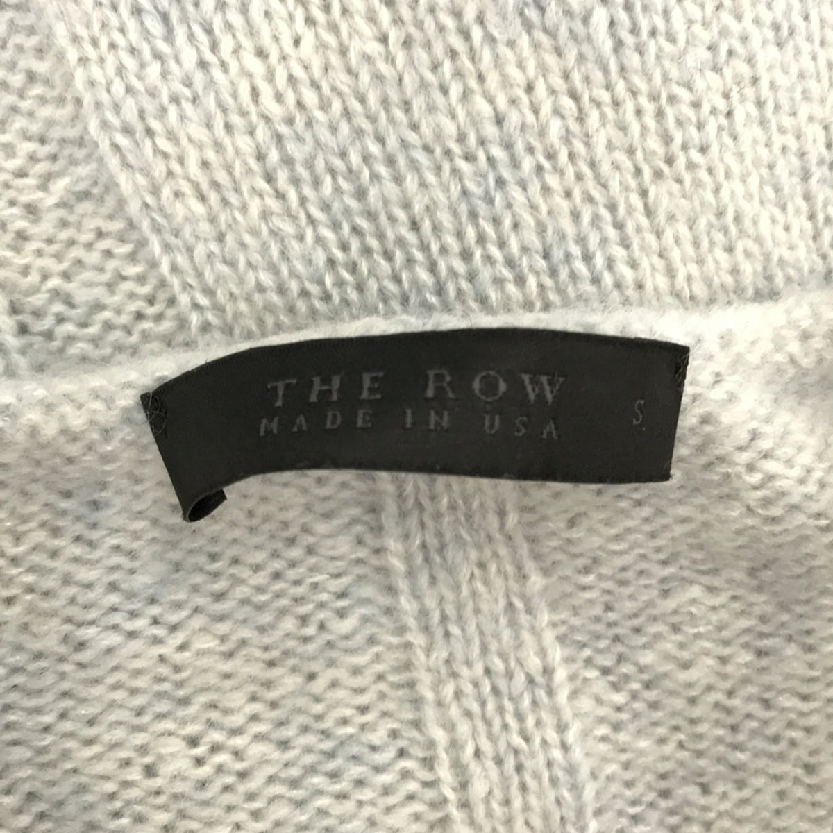 THE ROW | Cashmere Silk Crew Neck Knit | S | Light Blue | Women's