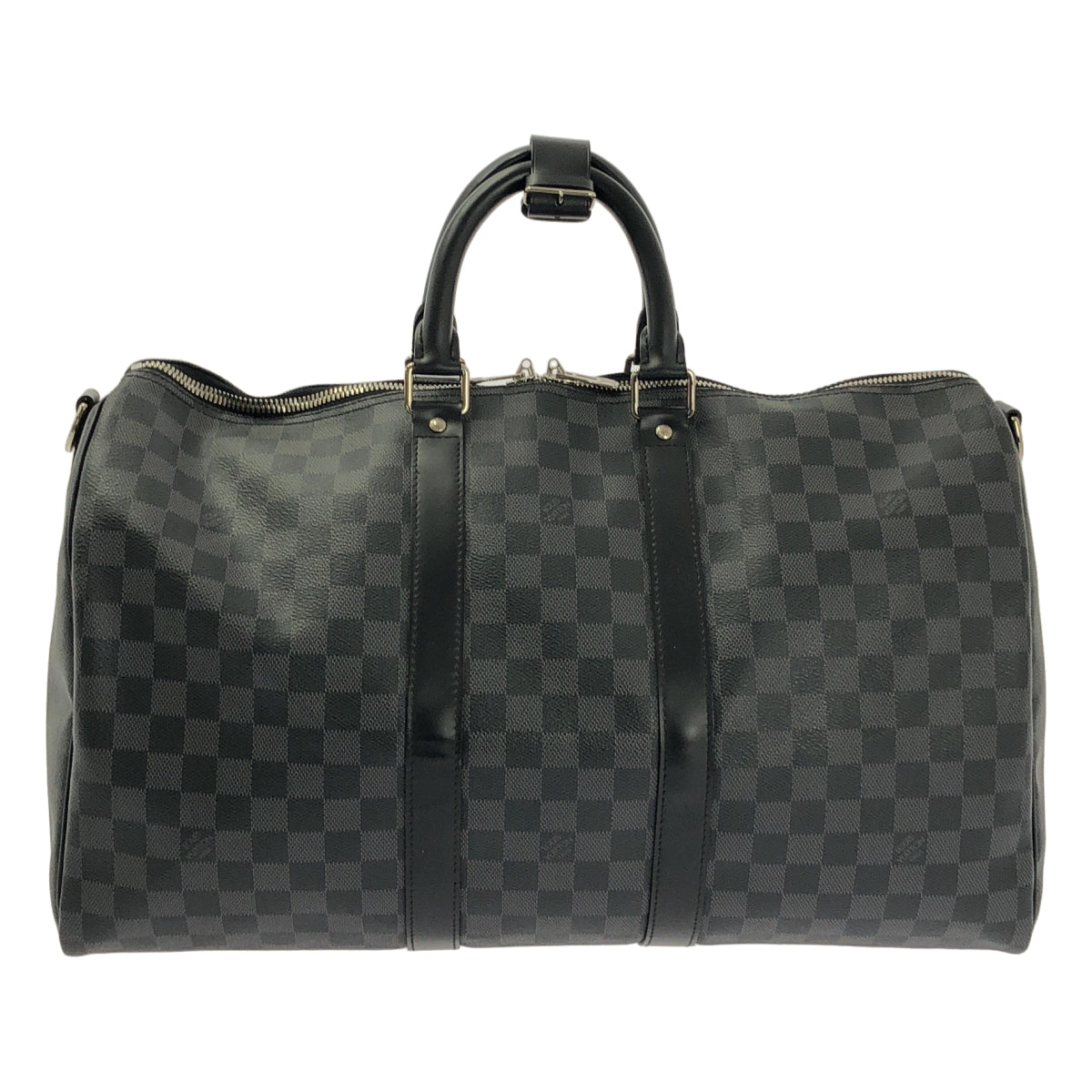 【美品】  Louis Vuitton / ルイヴィトン | N41418 キーポルバンドリエール45 ダミエ グラフィット ボストンバッグ | ブラック | メンズ