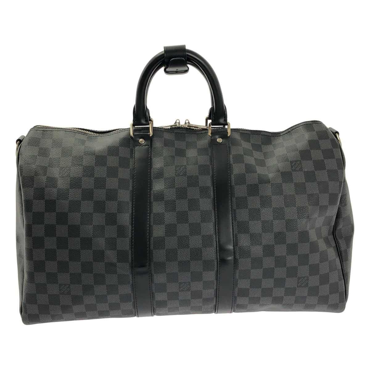【美品】  Louis Vuitton / ルイヴィトン | N41418 キーポルバンドリエール45 ダミエ グラフィット ボストンバッグ | ブラック | メンズ