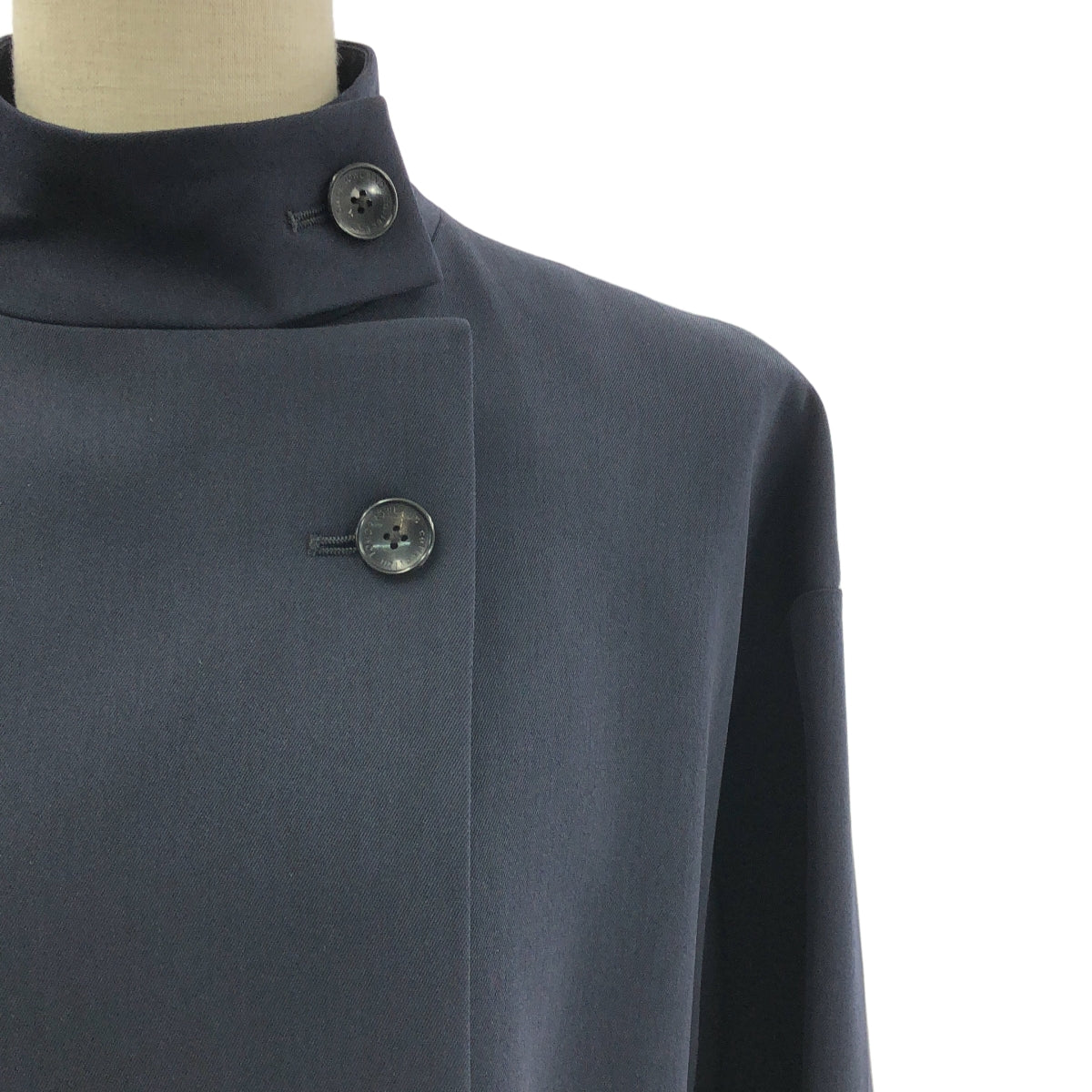 TOMORROWLAND collection / トゥモローランドコレクション | カバートクロス スタンドカラー コート | 34 | レディース