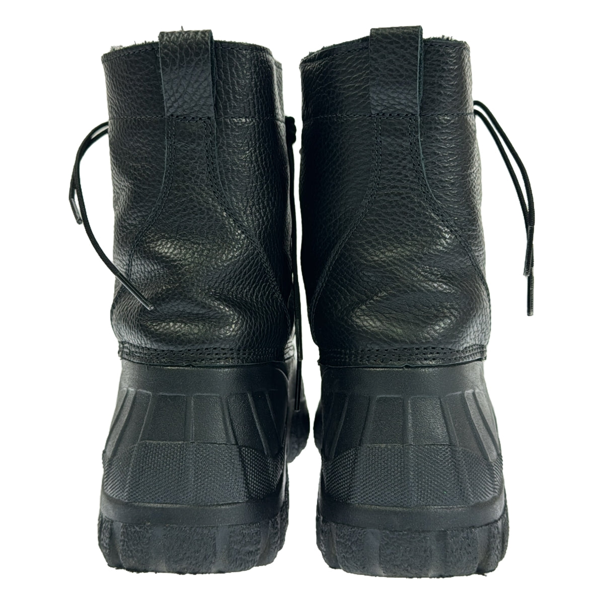 nonnative / 비 네이티브 | Worker Zip Duck Boots Cow Leather With Rubber Sole 오리 부츠 | 39 | 블랙 | 여성