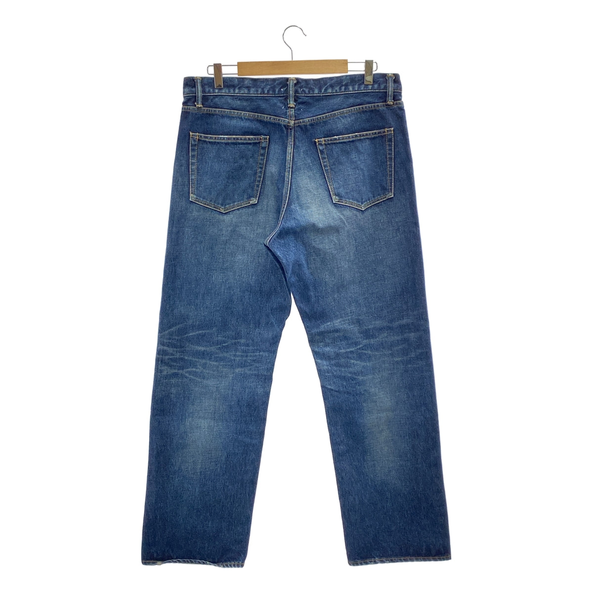 journal standard luxe / 저널 스탠다드 럭스 | 데미지 가공 14oz 데님 루즈 스트레이트 5PK 와이드 팬츠 | L |