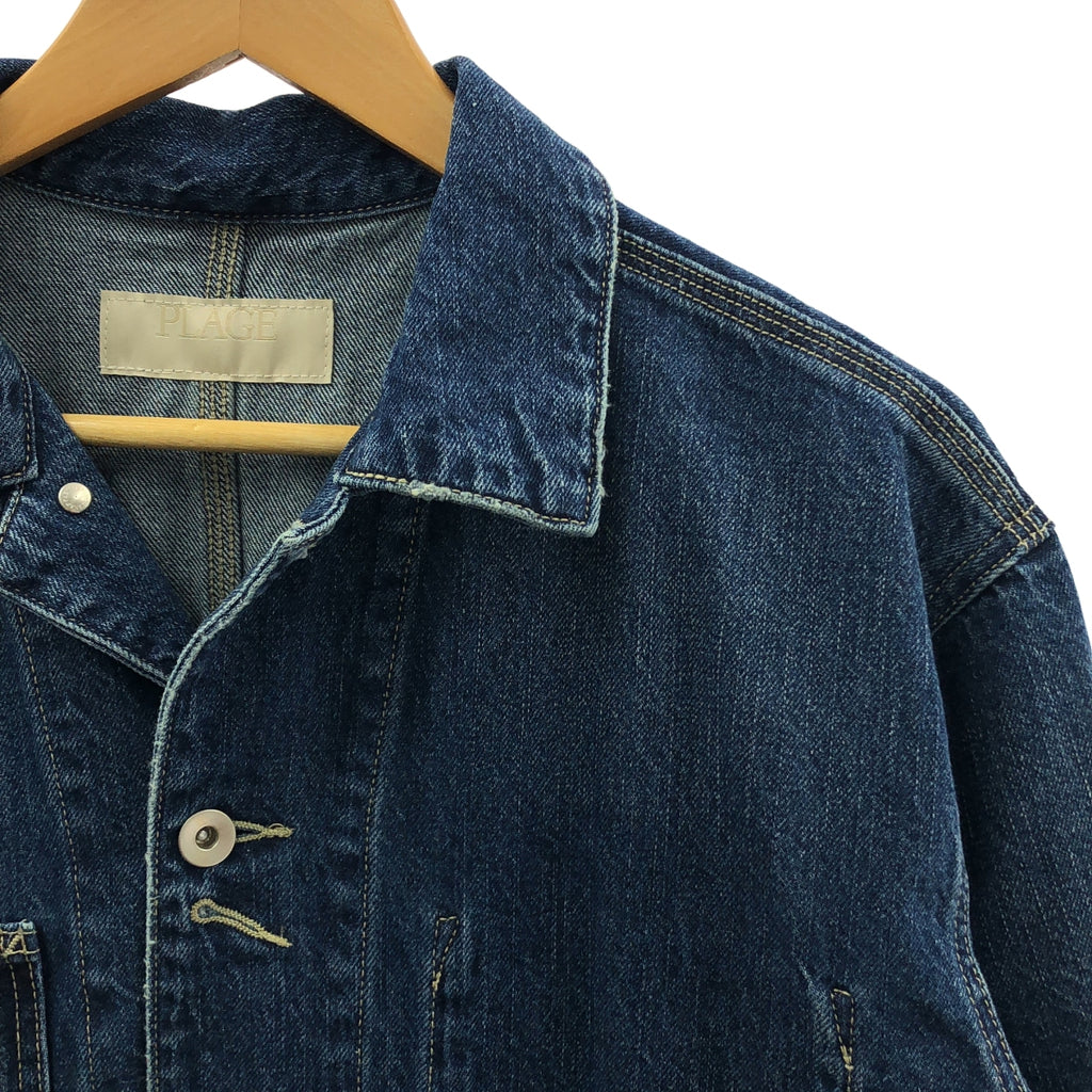 Plage / 플라주 | 2025SS | coverall / 데님 커버 올 재킷 | 36 | 여성