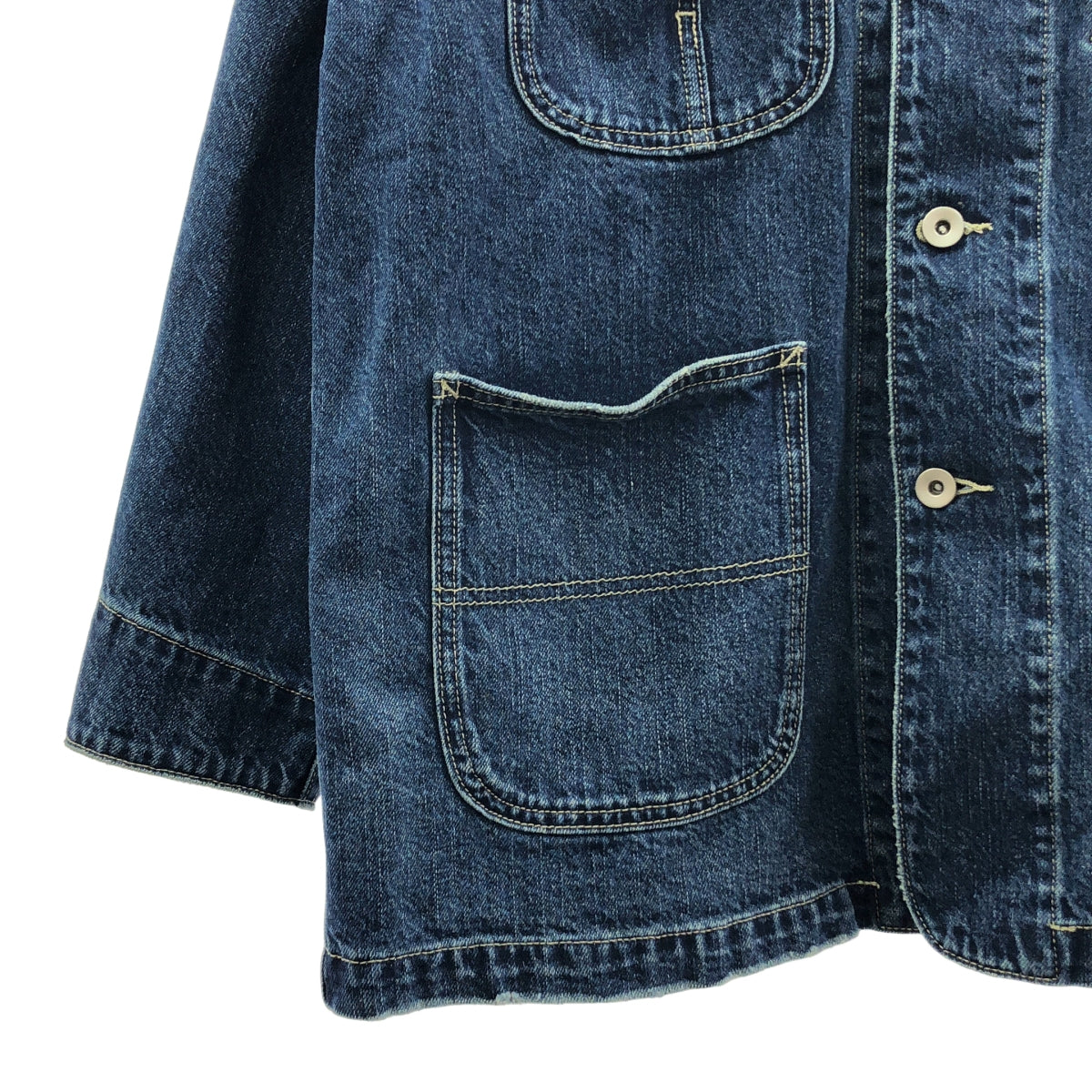 Plage / 플라주 | 2025SS | coverall / 데님 커버 올 재킷 | 36 | 여성