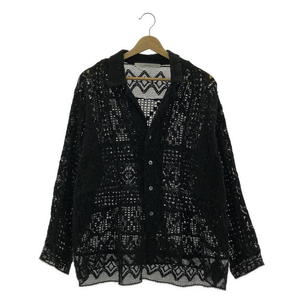 Framework / フレームワーク | 2024SS | アンティークレースオープンカラーシャツ | F | レディース