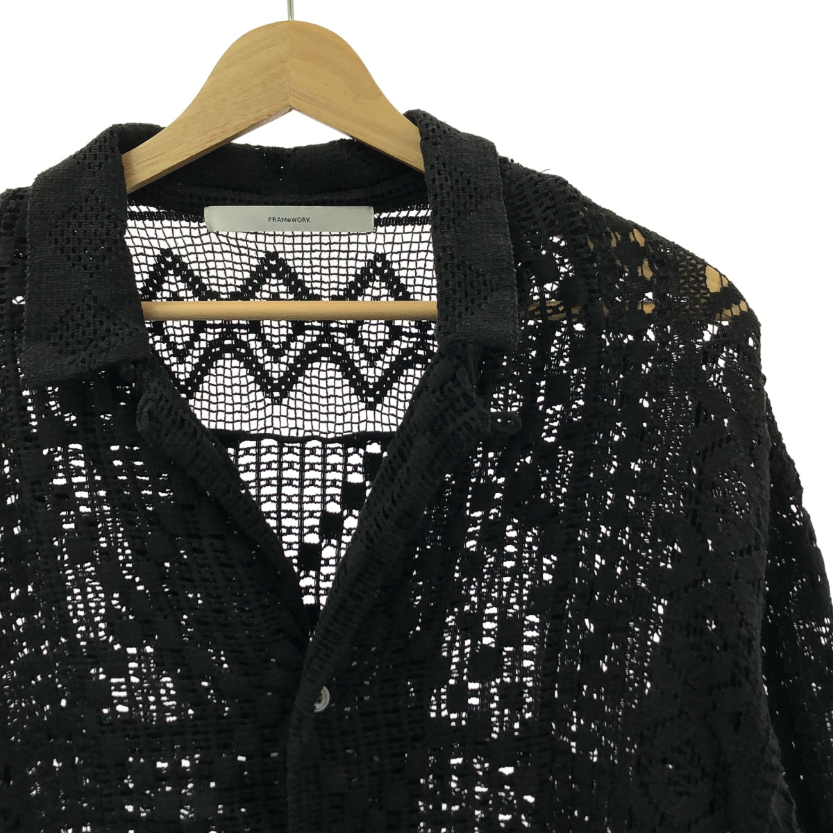 Framework | 2024SS | 古董蕾絲開領襯衫 | F | 女款