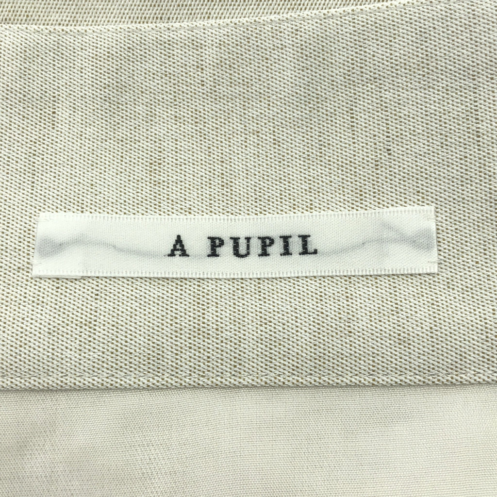 A PUPIL | 棉麻前扣長裙 / 全襯裡 | M | 自然風格 | 女款