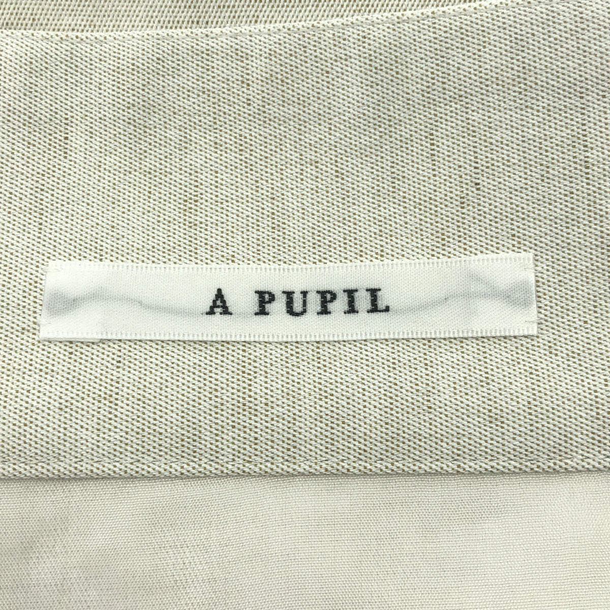 A PUPIL / アピューピル | コットン リネン フロントボタン ロングスカート / 総裏地 | M | ナチュラル系 | レディース