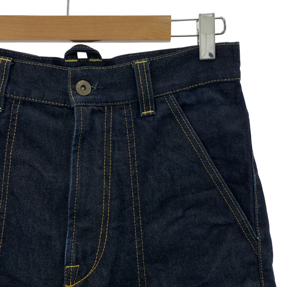 TOD'S / Tod's | x Hender 聯名款 / Hender 聯名款皮革貼片赤耳 Baker 深海軍藍牛仔褲 / 男女通用 | 尺寸 42 | 男款