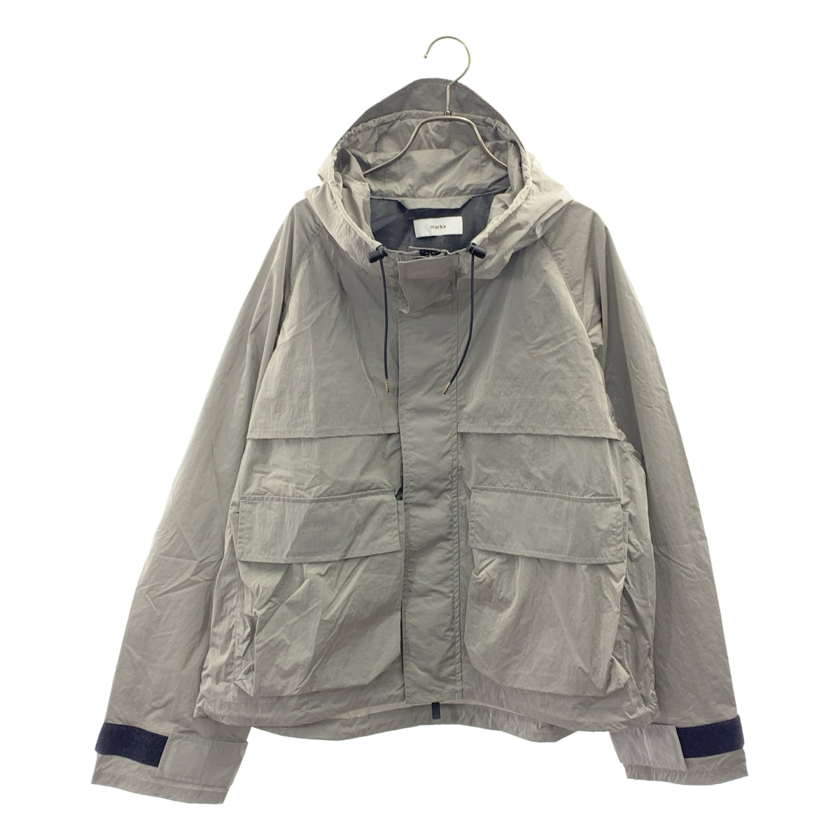 marka / マーカ | 2026SS | FIELD PARKA -RECYCLED NYLON CHAMBRAY TAFFETA リサイクル ナイロン フィールドパーカー | 2 | メンズ