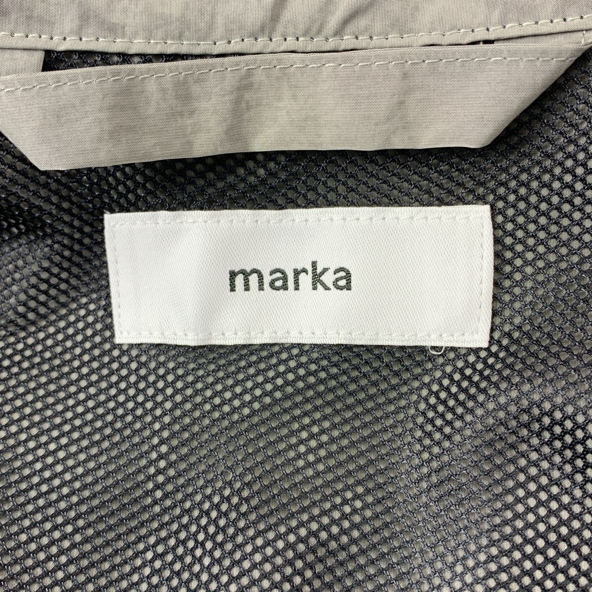 marka / マーカ | 2026SS | FIELD PARKA -RECYCLED NYLON CHAMBRAY TAFFETA リサイクル ナイロン フィールドパーカー | 2 | メンズ