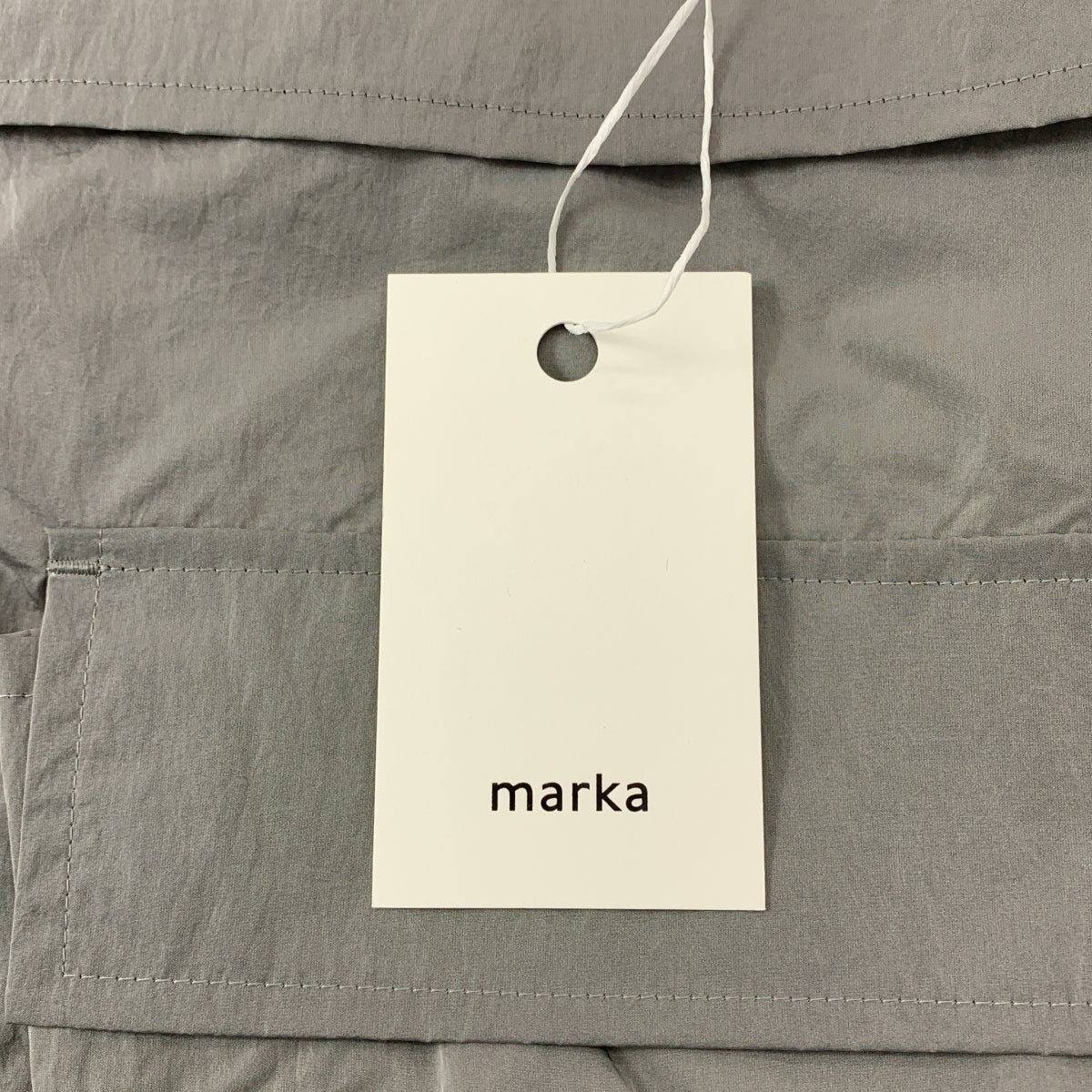 marka / マーカ | 2026SS | FIELD PARKA -RECYCLED NYLON CHAMBRAY TAFFETA リサイクル ナイロン フィールドパーカー | 2 | メンズ