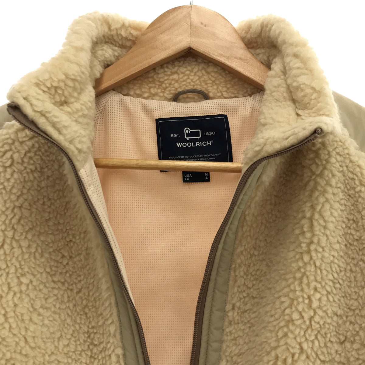 Plage / Plage | 2022AW | [WOOLRICH] Special order NEW TERRA PILE FLEECE jacket | M | Beige | Women's