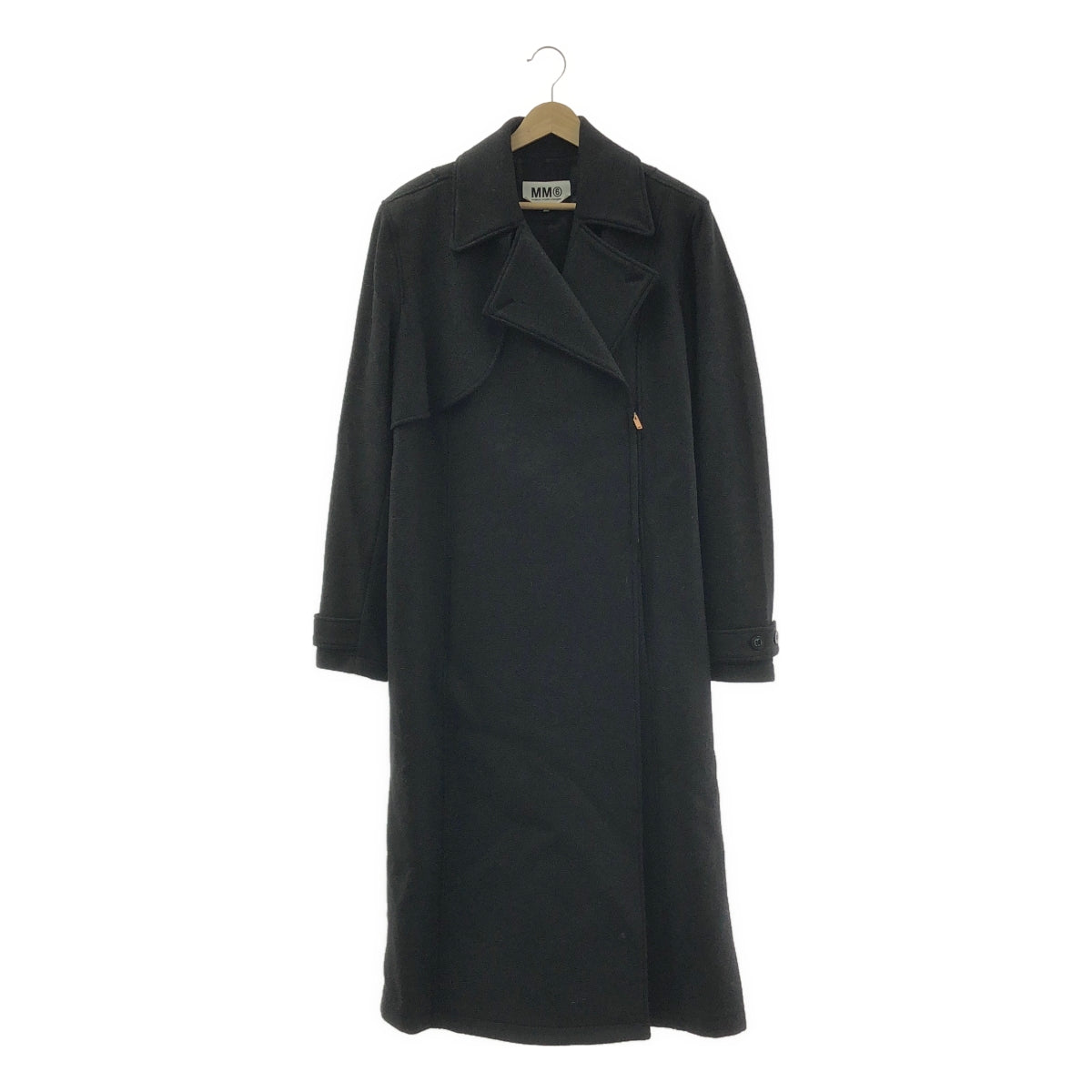 MM6 Maison Martin Margiela / エムエムシックスメゾンマルタンマルジェラ | 2012AW | ウール ジップ トレンチ ロングコート | 44 | レディース