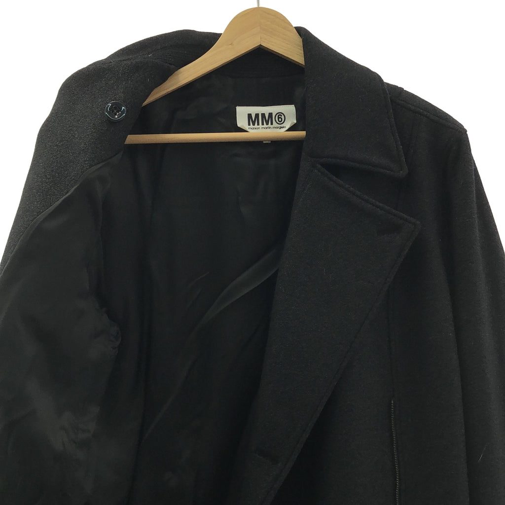 MM6 Maison Martin Margiela / エムエムシックスメゾンマルタンマルジェラ | 2012AW | ウール ジップ トレンチ ロングコート | 44 | レディース