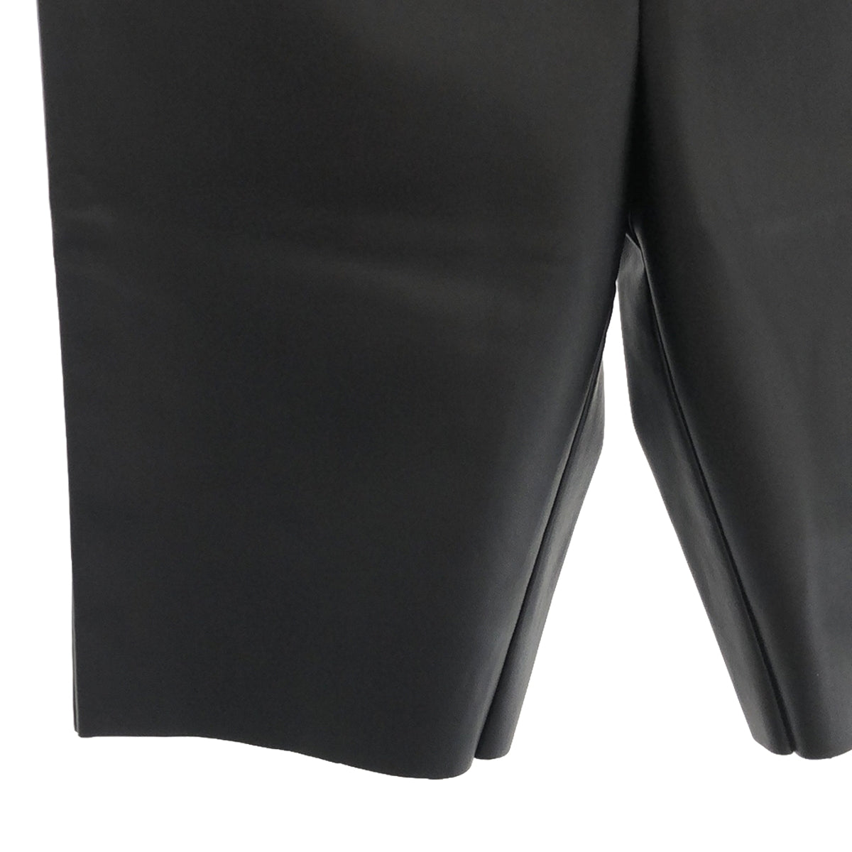 [Good Condition] MM6 Maison Margiela | 2022AW | Faux Leather Stretch Shorts | 42 | Black | Women's