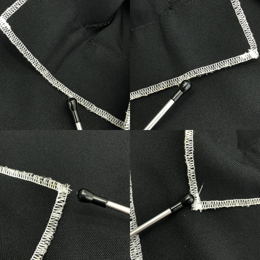 soduk / スドーク | circle pocket shirt サークルポケット シャツ | ブラック/ホワイト | レディース