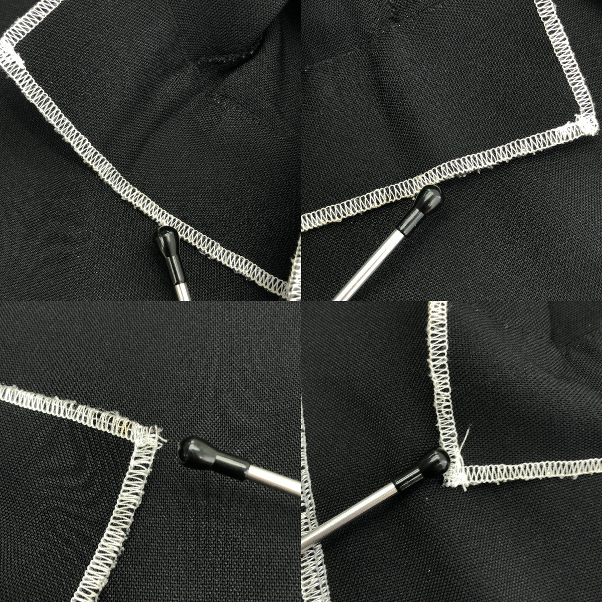 soduk / スドーク | circle pocket shirt サークルポケット シャツ | ブラック/ホワイト | レディース