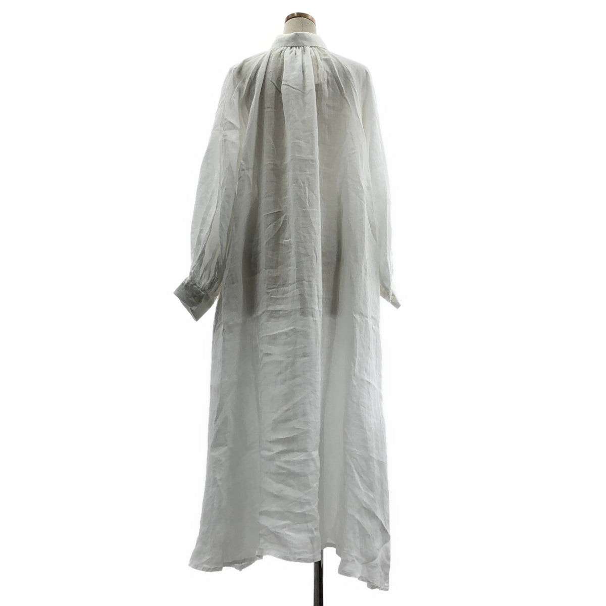 【新品】  Deuxieme Classe / ドゥーズィエムクラス | 2024SS | enormous OP リネン ワンピース | 38 | ホワイト | レディース