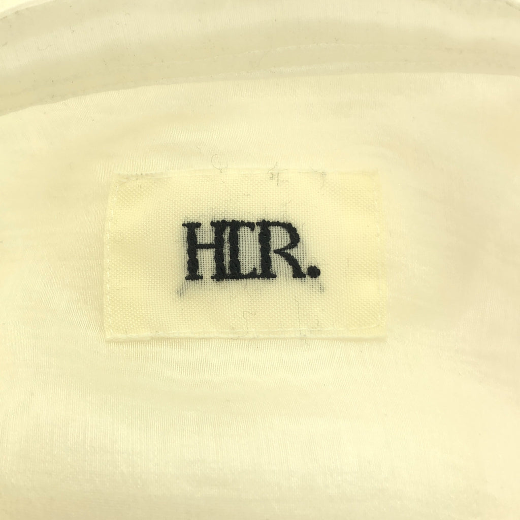 HER. / ハー | スタンドカラー シアー オーガンジーシャツ | F | ホワイト | レディース