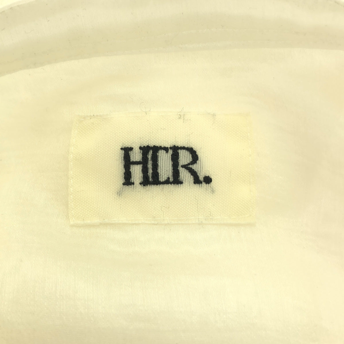 HER. / ハー | スタンドカラー シアー オーガンジーシャツ | F | ホワイト | レディース