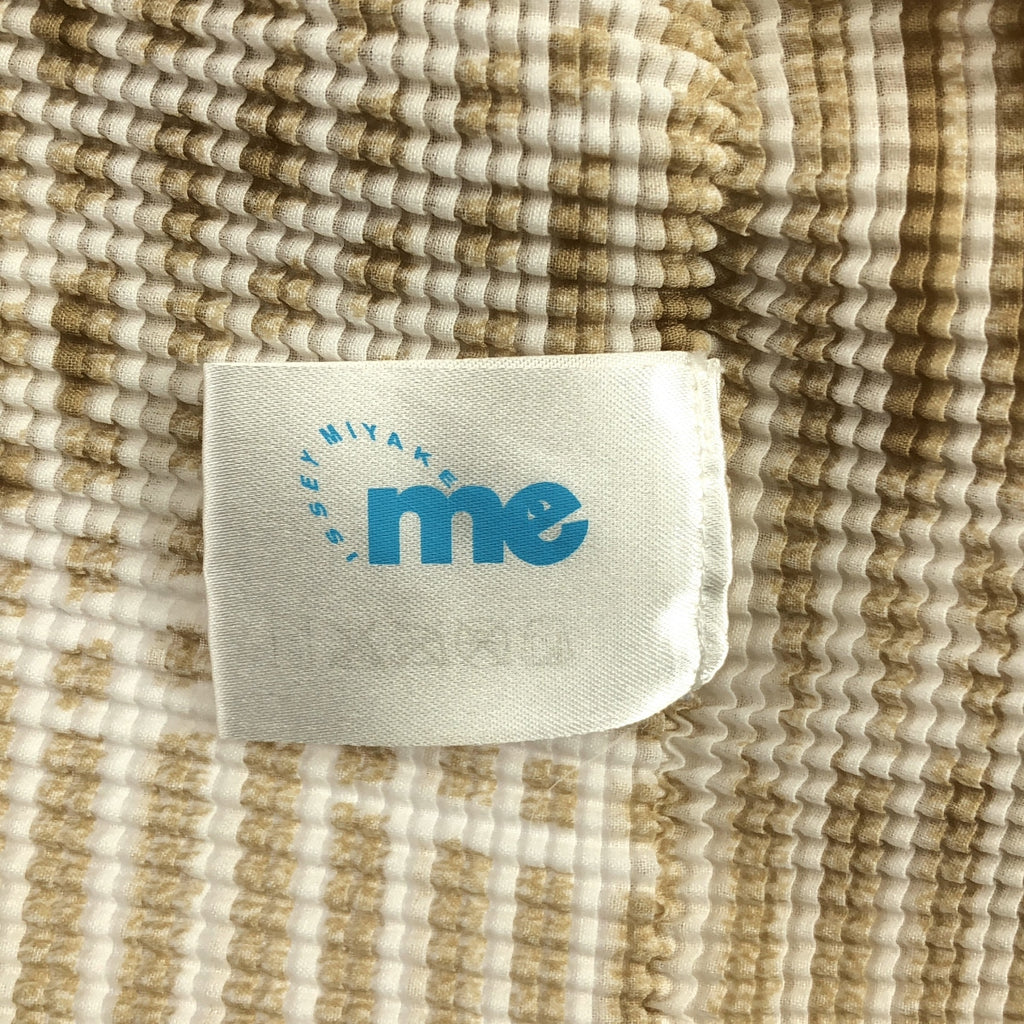 me ISSEY MIYAKE / 미이세이미야케 | 주름 총무늬 하이넥 탑스 |