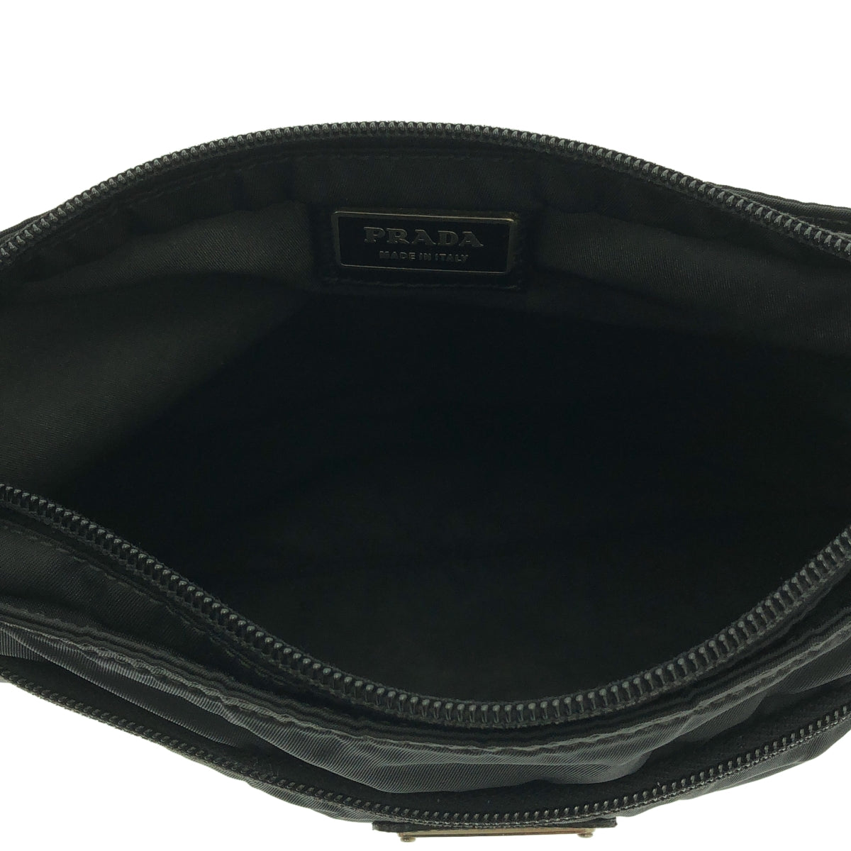 PRADA / 프라다 | 나일론 트라이앵글 로고 숄더백 | 블랙 | 여성