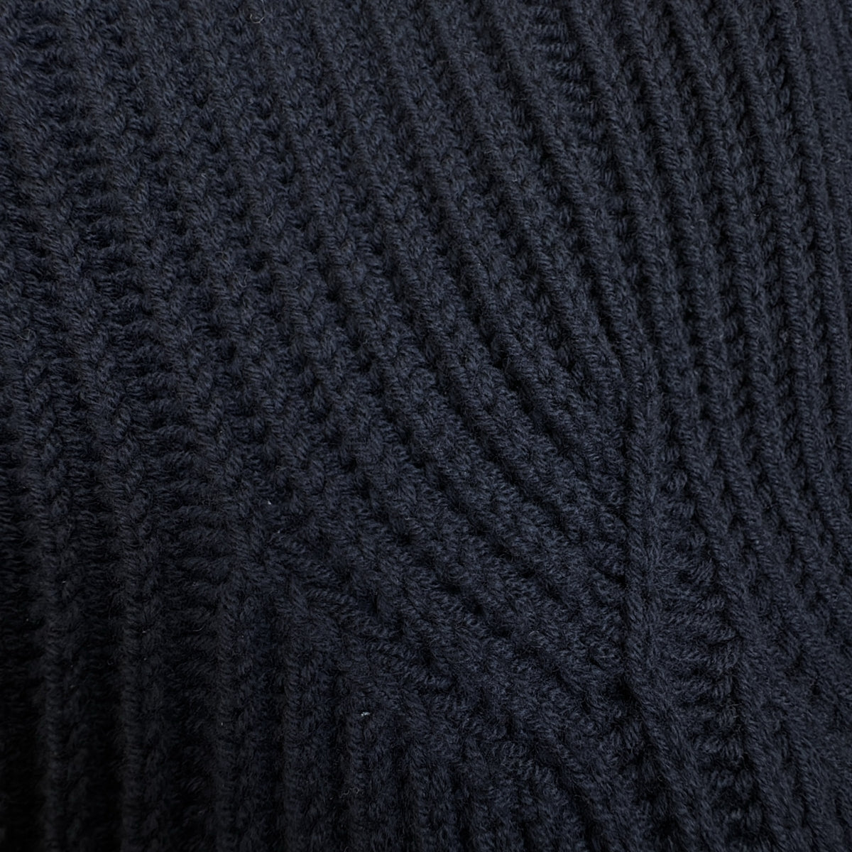 mina perhonen / ミナペルホネン | ウール カシミヤ sulka ニット ワンピース | 38 | ネイビー | レディース