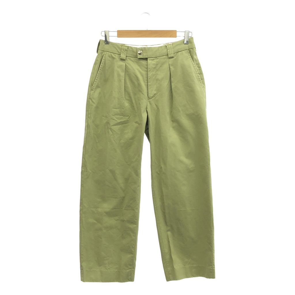 FUMIKA UCHIDA / フミカウチダ | 2023SS | CHINO TAPERED SLACKS テーパード スラックス パンツ | 36 | カーキ | レディース