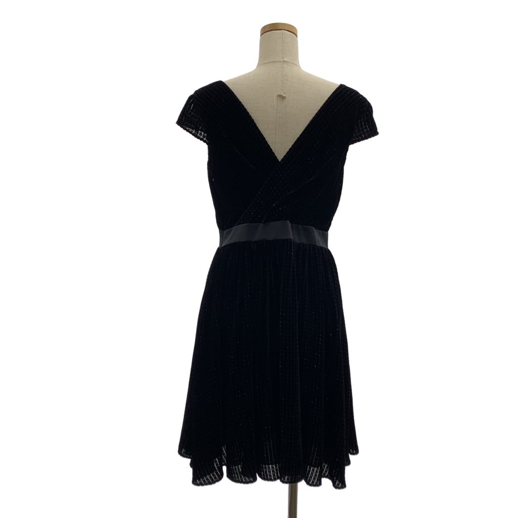 ARMANI COLLEZIONI / アルマーニコレツォーニ | セットアップ ベロア キルティング ジップノーカラージャケット / サイドジップ ドレス ワンピース | 42 | レディース