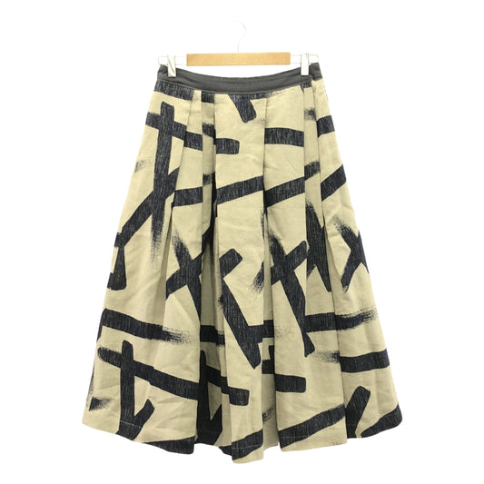mina perhonen / mina perhonen | 2017SS | motion tuck flare skirt | 38 | women's