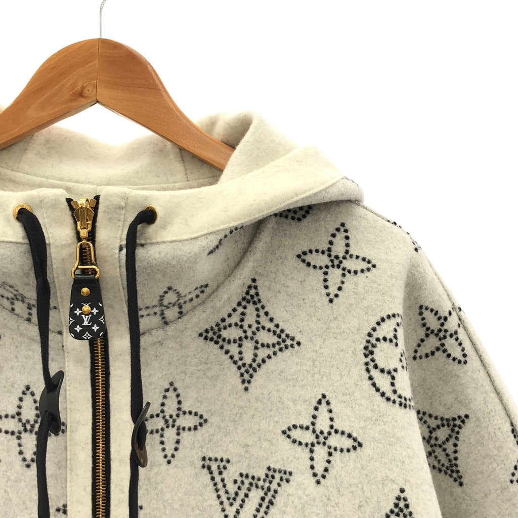 Louis Vuitton | 2023 春夏系列 | 雙面 Mahina 字母連帽斗篷大衣 | TU |
