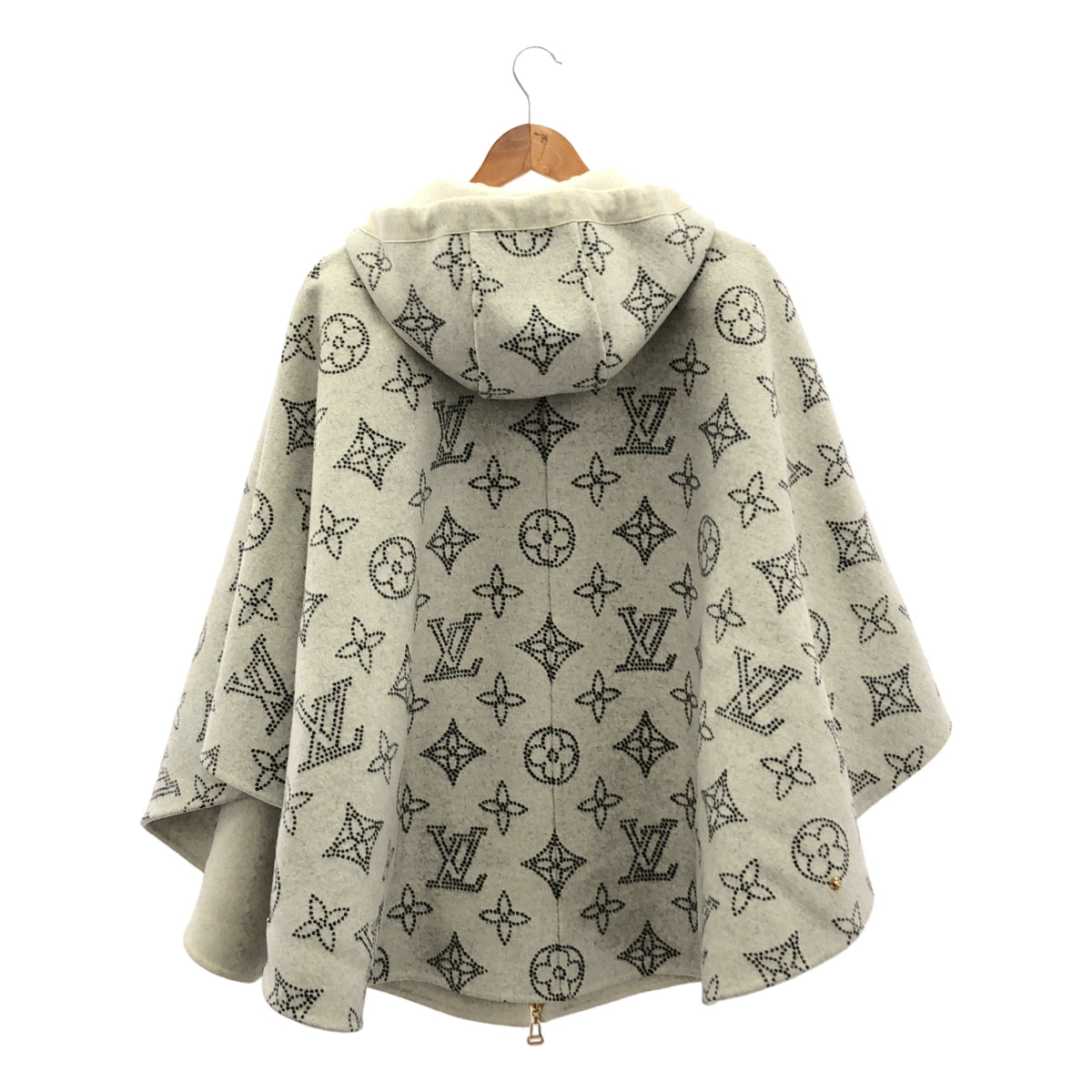 Louis Vuitton | 2023 春夏系列 | 雙面 Mahina 字母連帽斗篷大衣 | TU |