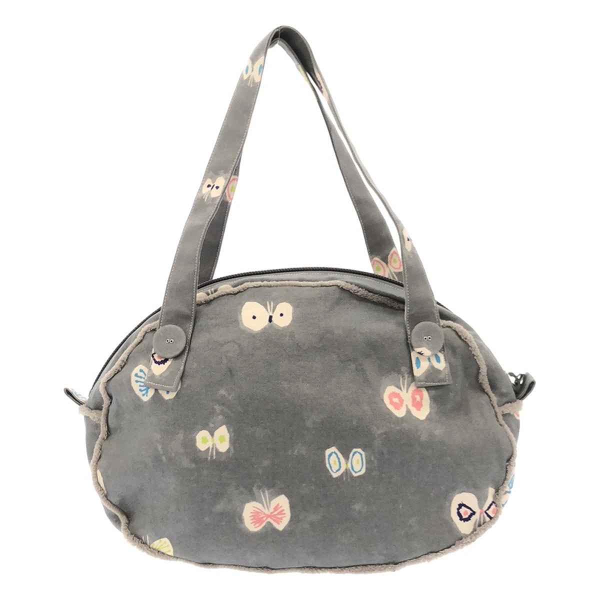 mina perhonen / mina perhonen | hana hane butterfly print all-over cloud bag | grey | women's