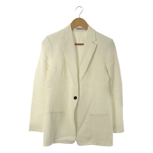 T by Alexander Wang | Viscose 1B Tailored Jacket | 2 | White | Women's