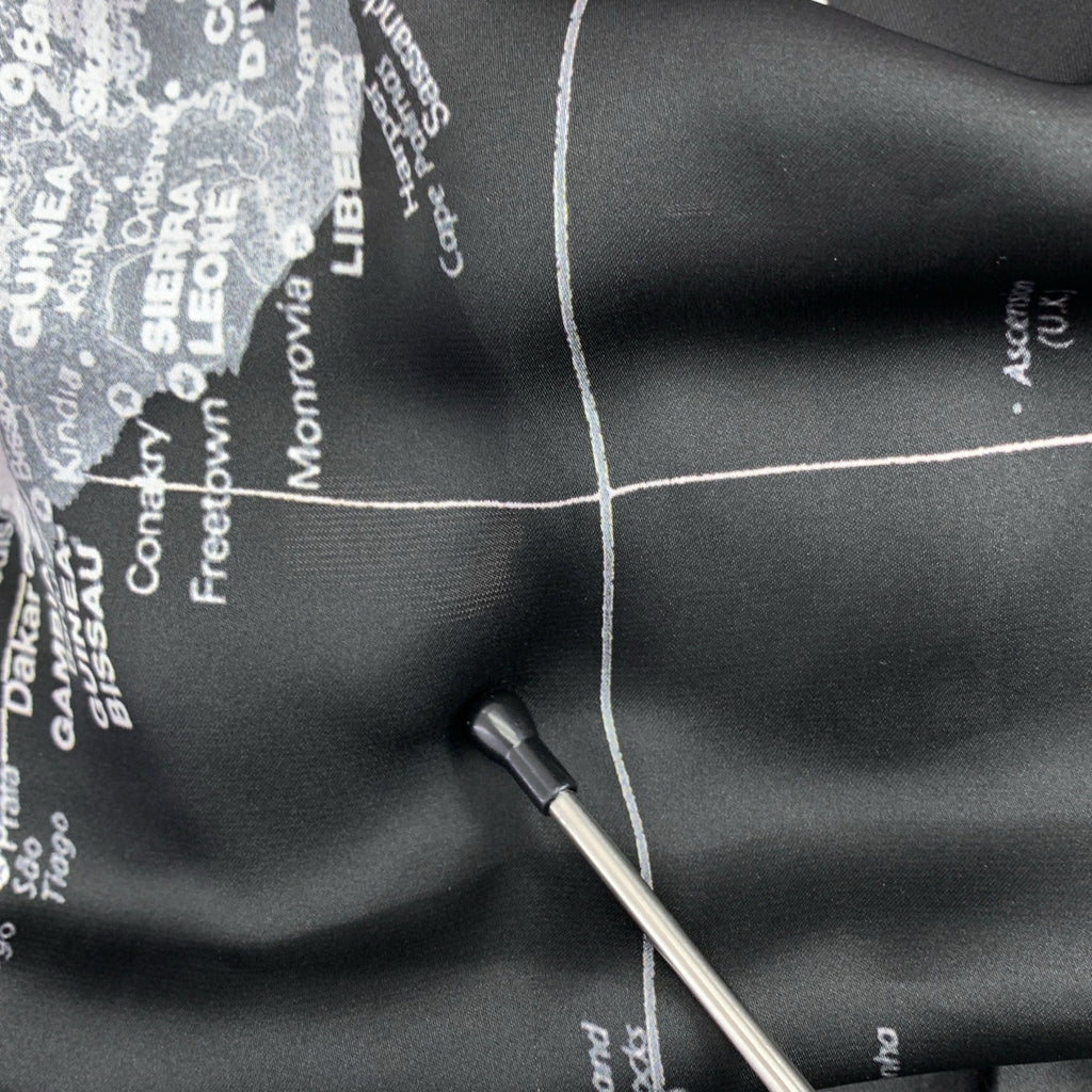 sacai / サカイ | WORLD MAP ワールドマップ / プリーツ プリント ロングワンピース | 1 |