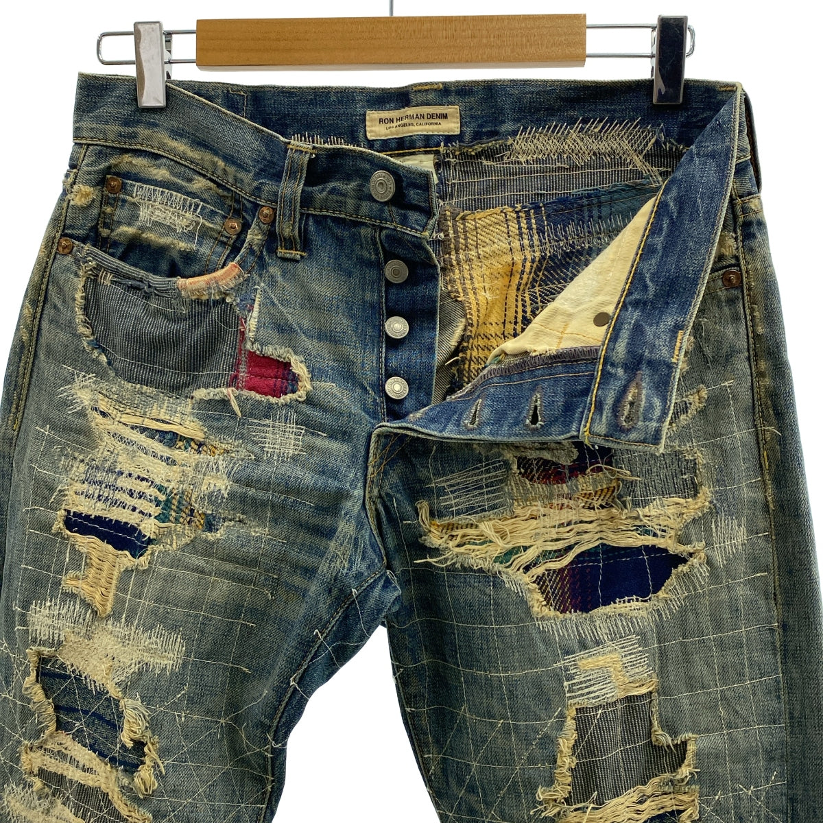 Ron Herman | KOKI 直筒修邊牛仔褲 | 28 號 | 靛藍 | 男款