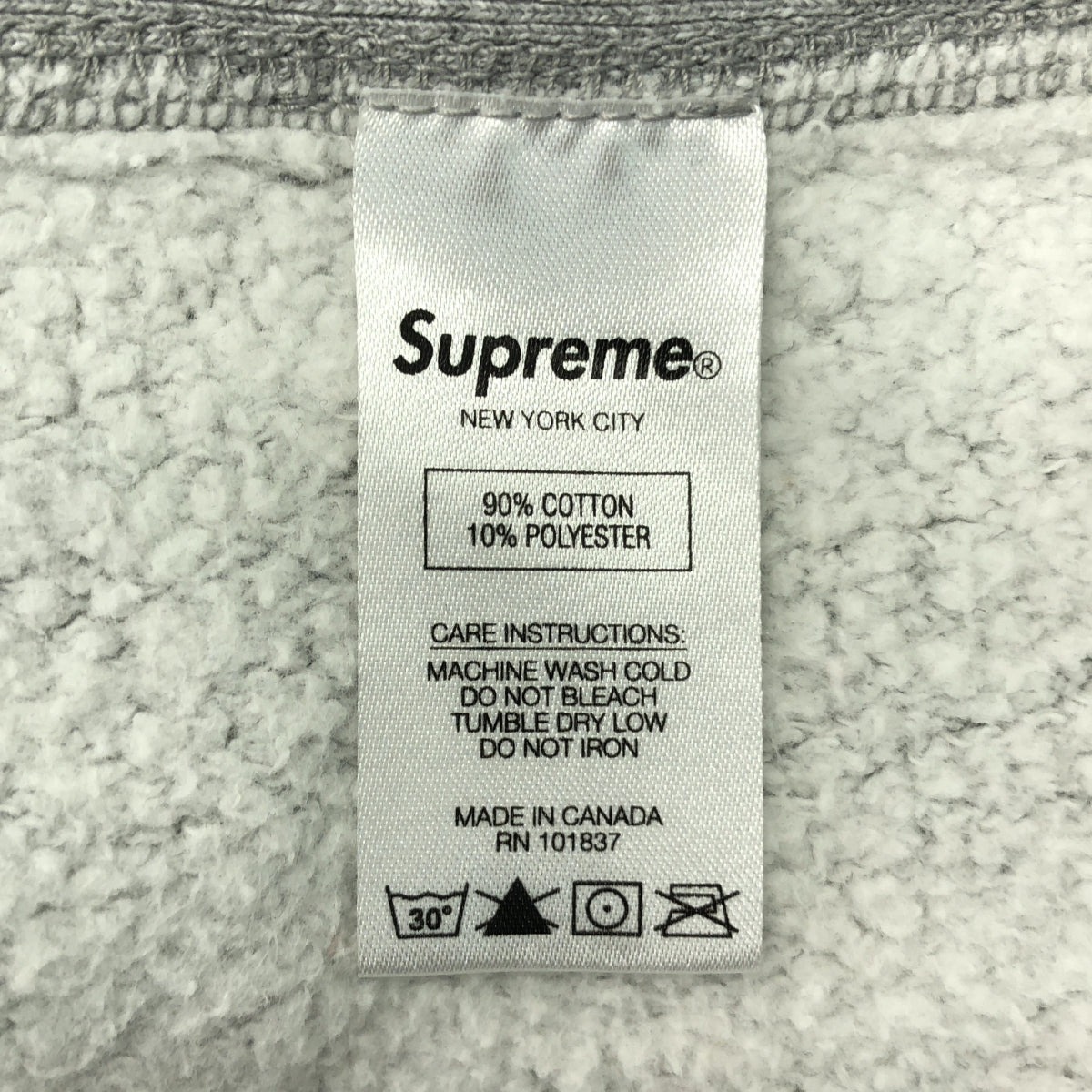 SUPREME / シュプリーム | ×Kwas カウズ / Chalk Box Logo Hooded Sweatshirt チョーク ボックスロゴ パーカー | L | グレー | メンズ