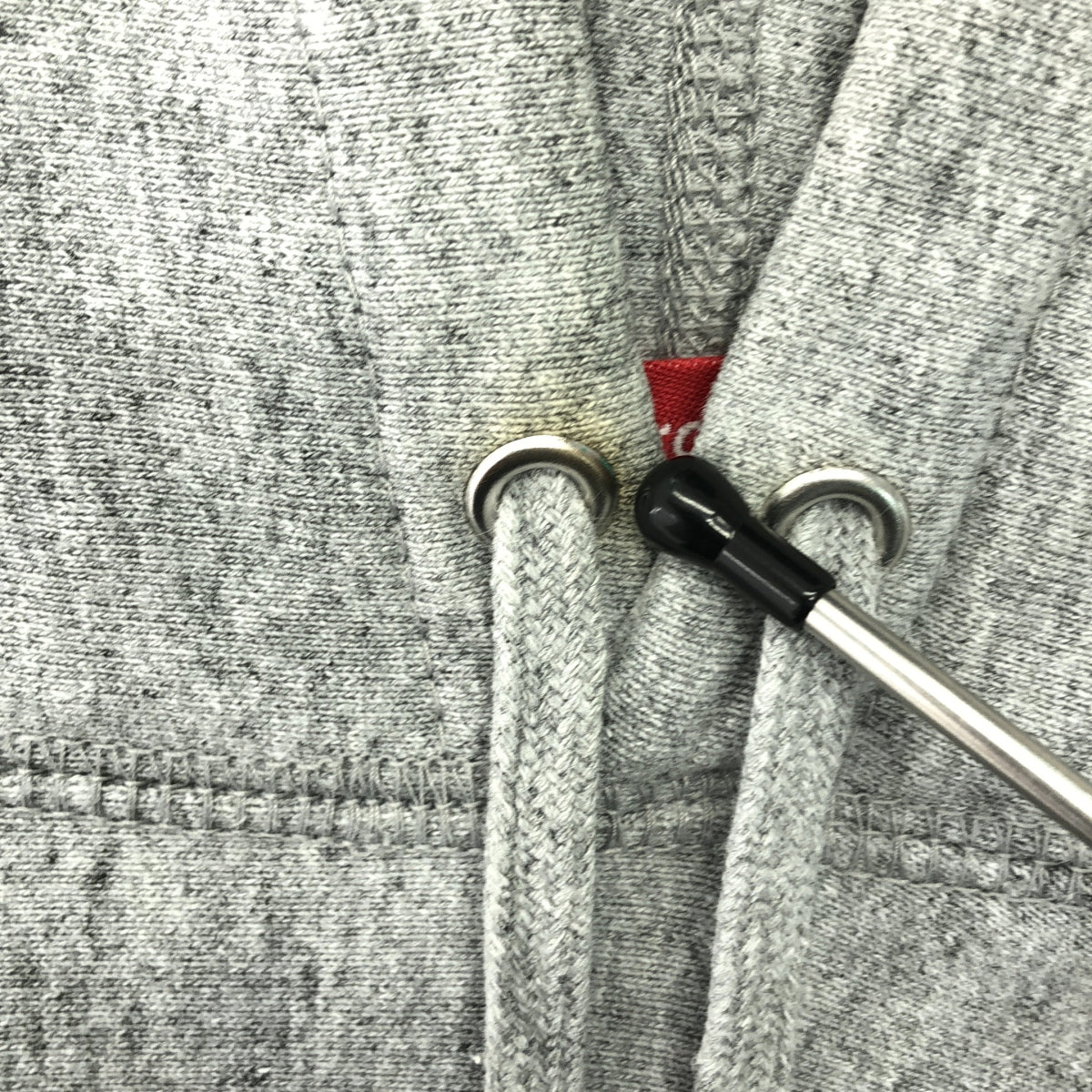SUPREME / シュプリーム | ×Kwas カウズ / Chalk Box Logo Hooded Sweatshirt チョーク ボックスロゴ パーカー | L | グレー | メンズ