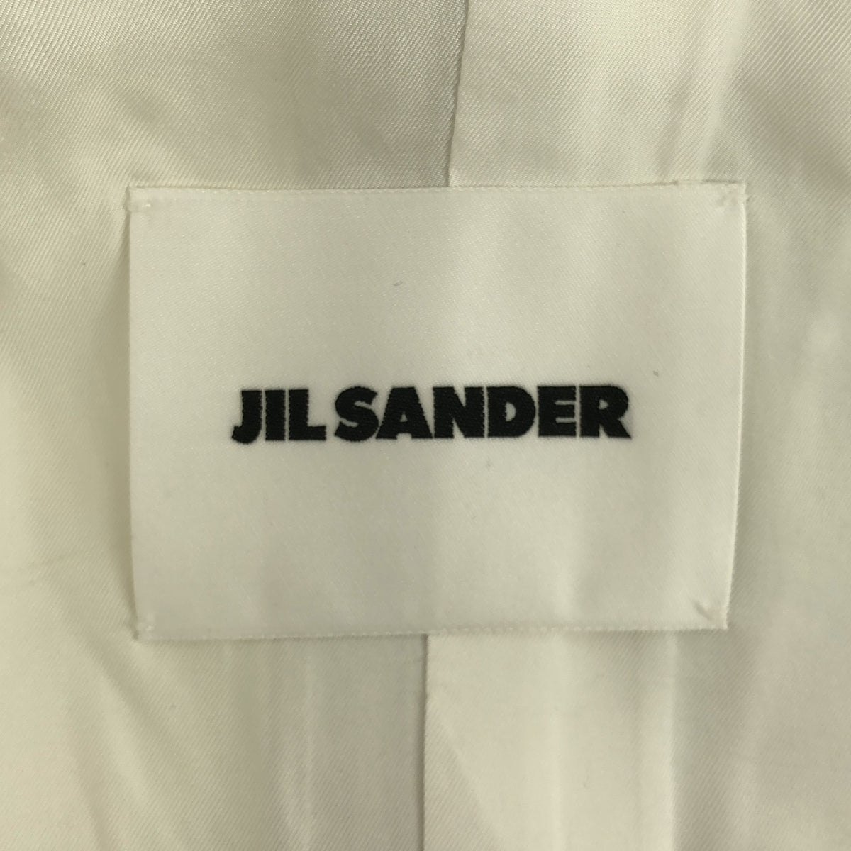 JIL SANDER / ジルサンダー | 2021AW | カラーレス シングルジャケット / ノーカラージャケット | 32 | アイボリー | レディース