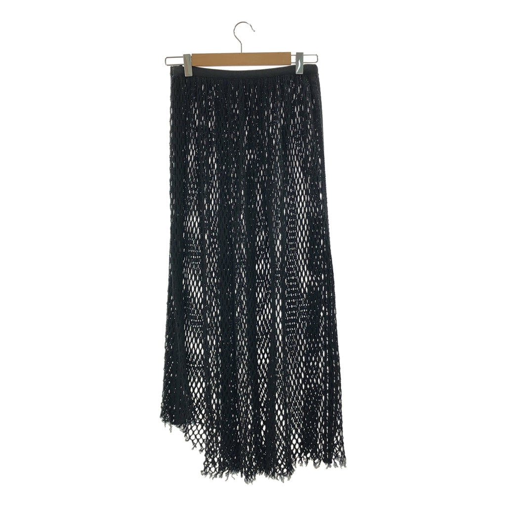 AKANE UTSUNOMIYA / 아카네츠 노미야 | 메쉬 레이스 롱 이지 스커트 |