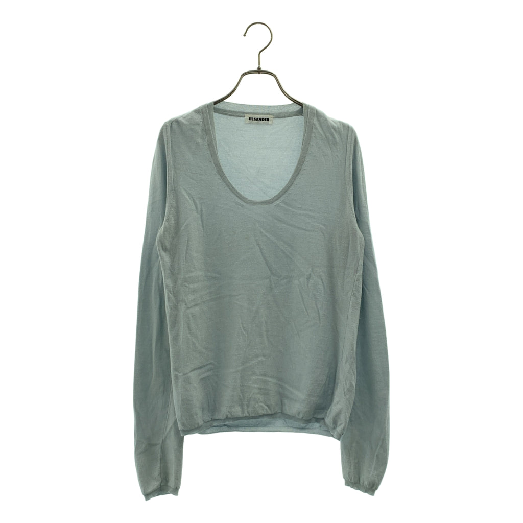 JIL SANDER | 羊絨、絲綢與金銀絲高針針織衫 |