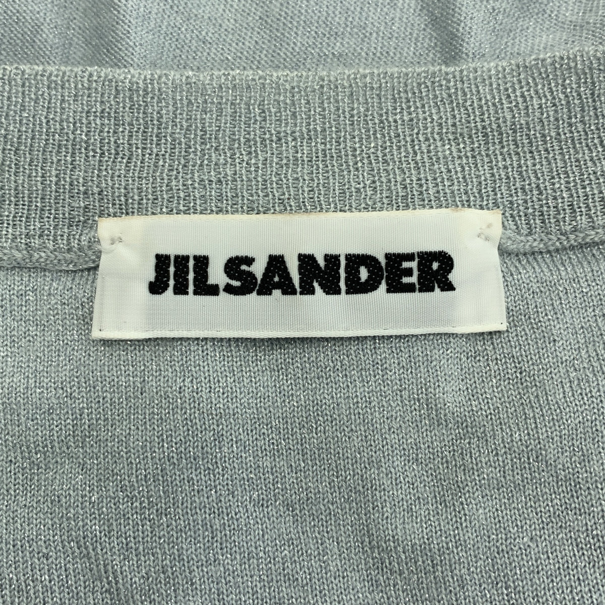 JIL SANDER | 羊絨、絲綢與金銀絲高針針織衫 |
