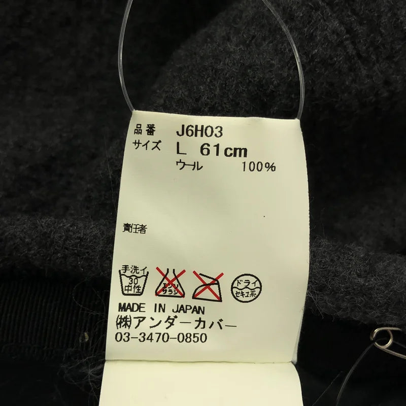 UNDER COVER  / アンダーカバー | 2012SS | coeur / ウール 縮絨 ベレー帽 | L | その他