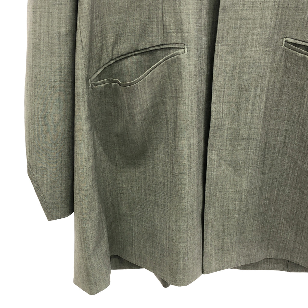 【新品】  prasthana / プラスターナ | flared jacket | M | ライトグレー | メンズ