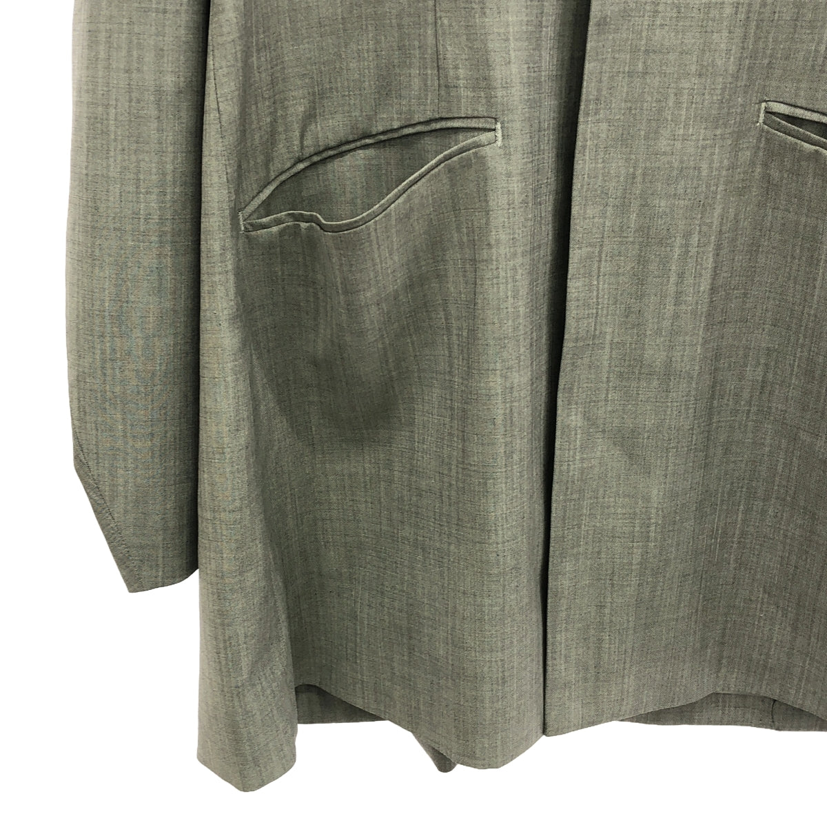 【新品】  prasthana / プラスターナ | flared jacket | M | ライトグレー | メンズ