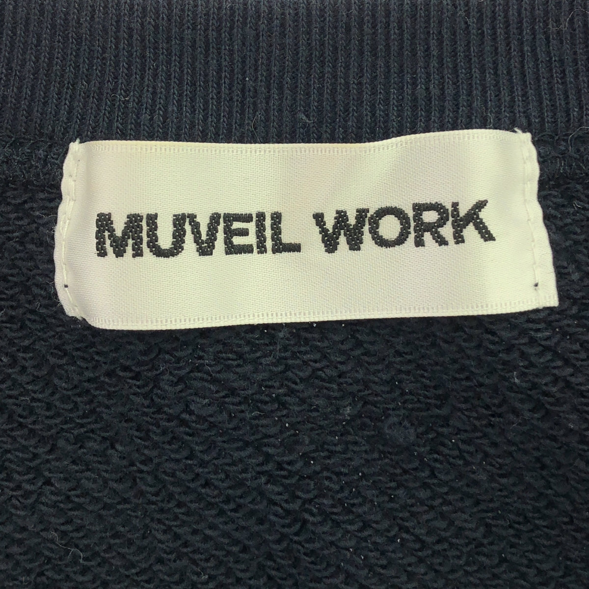 MUVEIL WORK / 뮤베일 워크 | STARWARS 스타워즈 로고 뒷모습 풀오버 스웨트 | 36 | 네이비 |