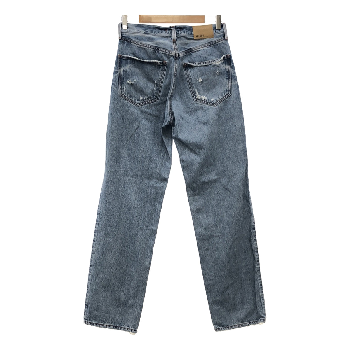 【美品】  NEEDBY heritage / ニードバイヘリテージ | JOE ダメージデニムパンツ | 26 | インディゴ | レディース