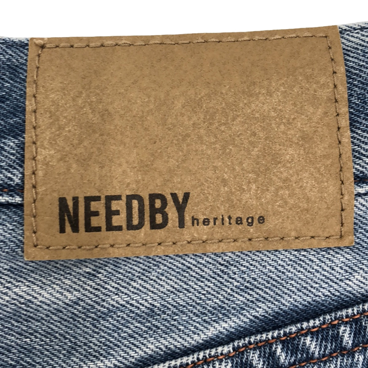 【미품】 NEEDBY heritage / 니드바이 헤리티지 | JOE 데미지 데님 팬츠 | 26 | 인디고 | 여성